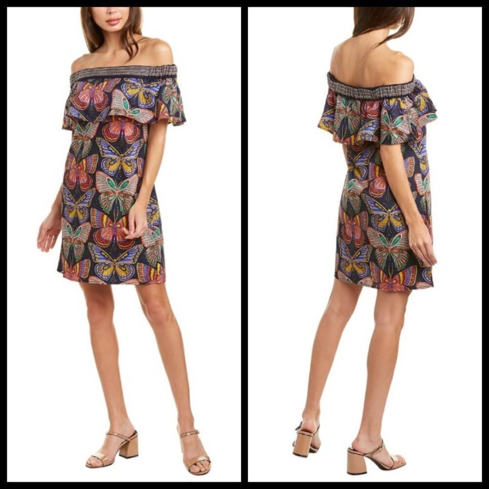 💕TRINA TURK💕 Welton Dress ~ Butterfly Print - Picture 2 of 14